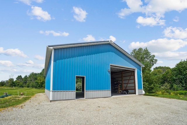 25500 Storms Rd, West Mansfield, OH 43358 - view of detached garage