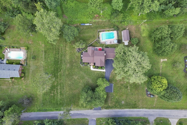 680 Rainbow Dr NW, Lancaster, OH 43130 - aerial overview of property's location featuring a pool