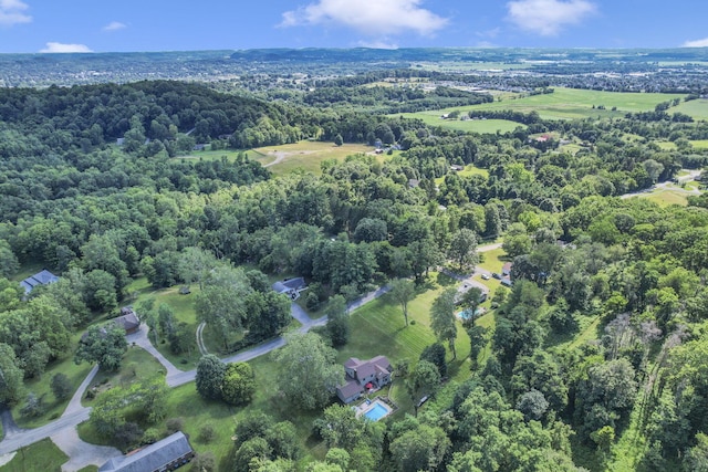 680 Rainbow Dr NW, Lancaster, OH 43130 - aerial view of property's location with a heavily wooded area