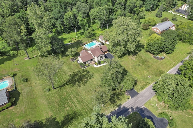 680 Rainbow Dr NW, Lancaster, OH 43130 - aerial view of property's location with a pool