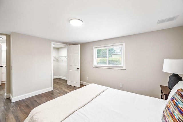 114 N Trine St, Canal Winchester, OH 43110 - bedroom featuring wood finished floors and a spacious closet