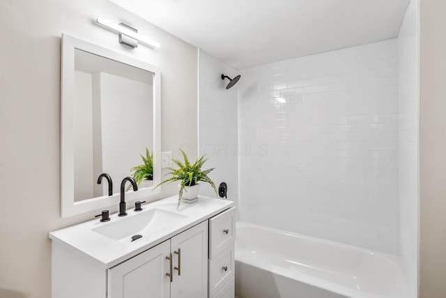 114 N Trine St, Canal Winchester, OH 43110 - full bath featuring vanity and washtub / shower combination