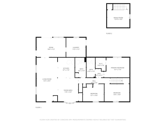 114 N Trine St, Canal Winchester, OH 43110 - view of property floor plan