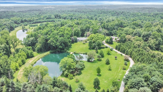 8421 Ransom Rd, Mount Vernon, OH 43050 - aerial view of a nearby body of water and a heavily wooded area