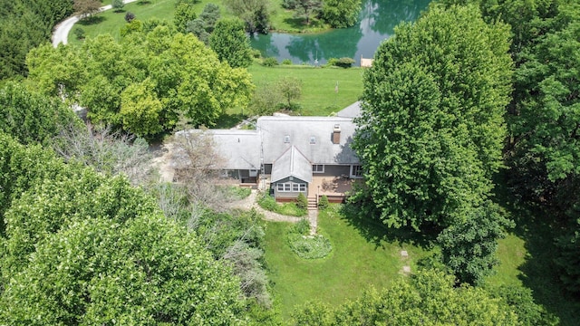 8421 Ransom Rd, Mount Vernon, OH 43050 - aerial view of property and surrounding area with a large body of water