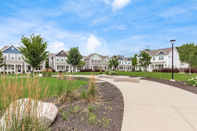 1232 N Grant Ave, Columbus, OH 43201 - surrounding community featuring a residential view and a lawn