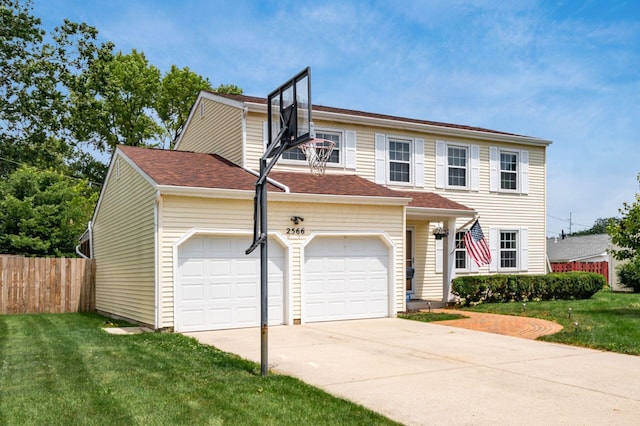 2566 Mcdaniel Ct, Grove City, OH 43123 - view of front of house with concrete driveway and a garage