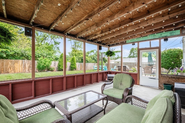2566 Mcdaniel Ct, Grove City, OH 43123 - sunroom with outdoor lounge area