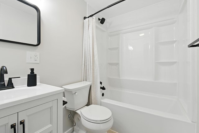 2036 Queensbridge Dr, Columbus, OH 43235 - bathroom with vanity and shower / bathtub combination with curtain