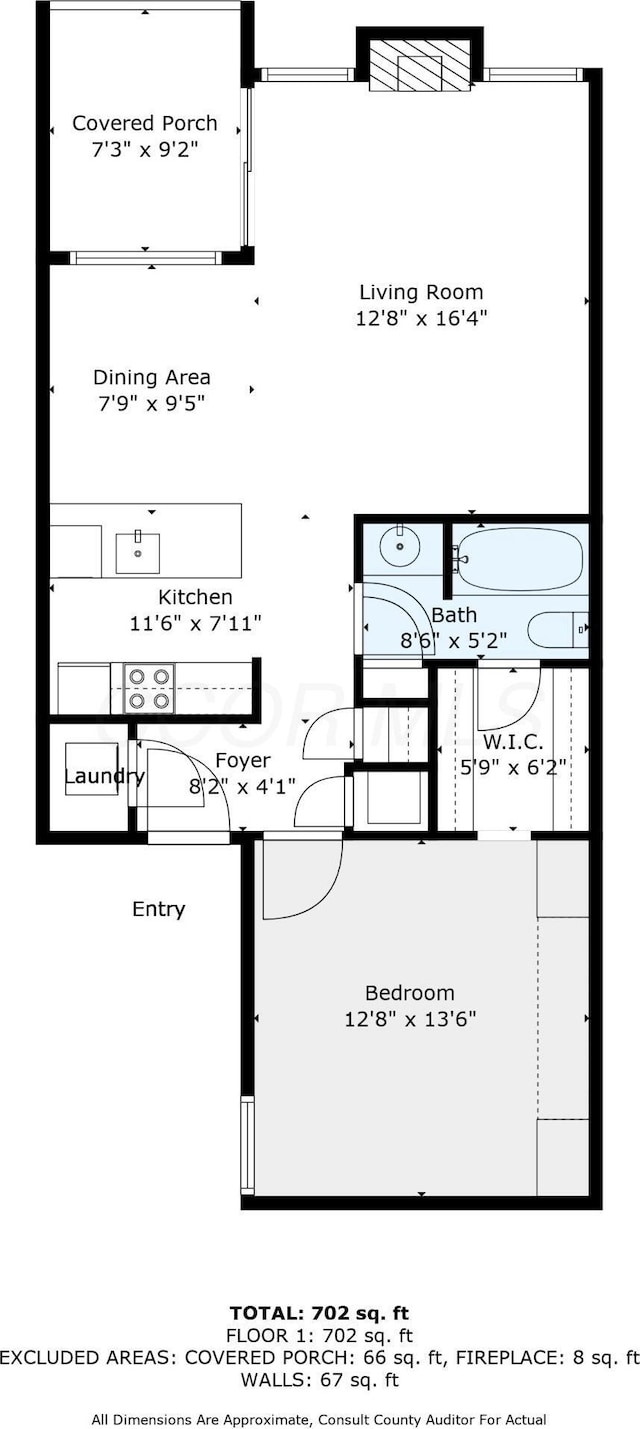 1481 Cliff Ct Unit 58-A, Columbus, OH 43204 - view of property floor plan
