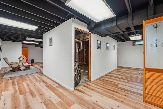 9900 Waterloo Eastern Rd, Canal Winchester, OH 43110 - finished below grade area featuring wood finished floors