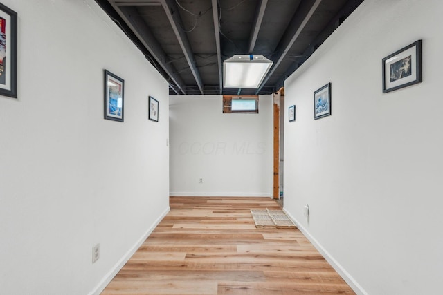 9900 Waterloo Eastern Rd, Canal Winchester, OH 43110 - hallway with light wood-style floors and baseboards
