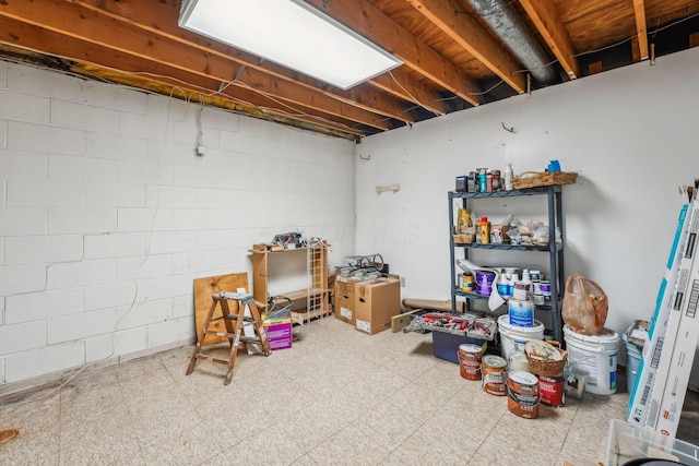 9900 Waterloo Eastern Rd, Canal Winchester, OH 43110 - unfinished basement featuring tile patterned floors