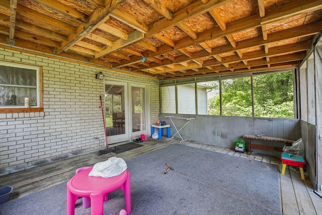9900 Waterloo Eastern Rd, Canal Winchester, OH 43110 - view of unfurnished sunroom