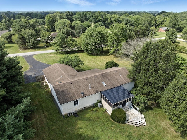 9900 Waterloo Eastern Rd, Canal Winchester, OH 43110 - aerial view of property and surrounding area featuring a forest
