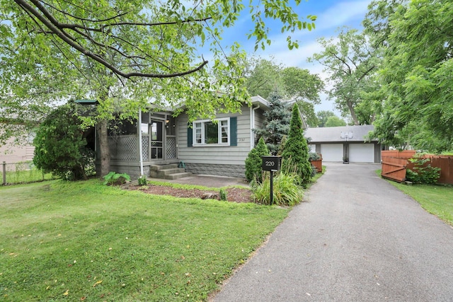 220 Robinwood Ave, Columbus, OH 43213 - view of front of property with a detached garage
