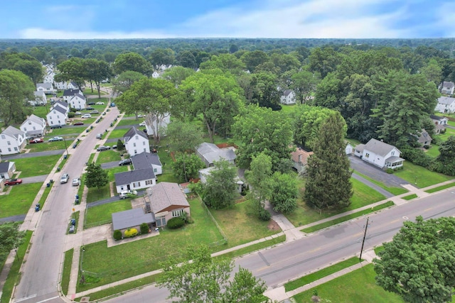 220 Robinwood Ave, Columbus, OH 43213 - aerial view of property and surrounding area featuring nearby suburban area and a forest