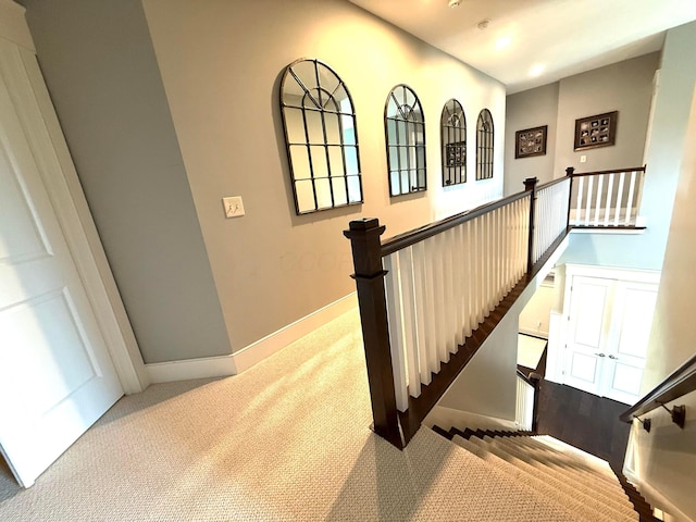 2000 Forestview Ln, Delaware, OH 43015 - stairway featuring recessed lighting and carpet