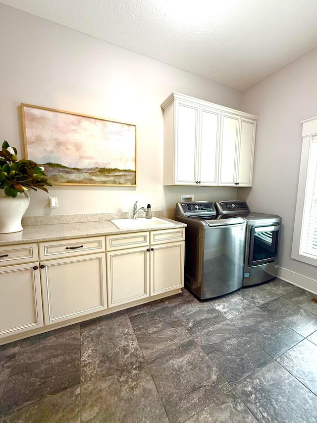 2000 Forestview Ln, Delaware, OH 43015 - washroom featuring cabinet space and washing machine and dryer