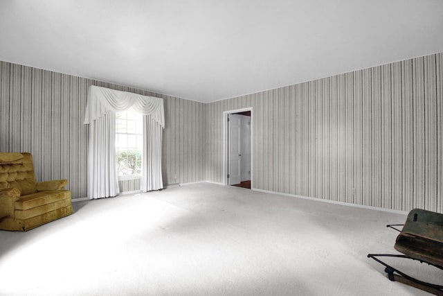 2399 Arabelle Dr NE, Lancaster, OH 43130 - sitting room featuring wallpapered walls and carpet floors