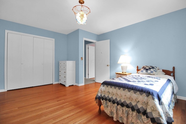 2399 Arabelle Dr NE, Lancaster, OH 43130 - bedroom with wood finished floors and a closet