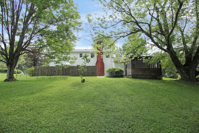 2399 Arabelle Dr NE, Lancaster, OH 43130 - view of yard with a sunroom