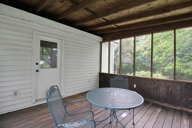 2399 Arabelle Dr NE, Lancaster, OH 43130 - sunroom with healthy amount of natural light and outdoor dining area