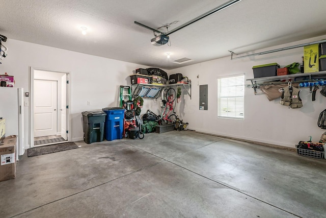 5540 Eva Loop S, Dublin, OH 43016 - garage with electric panel and a garage door opener