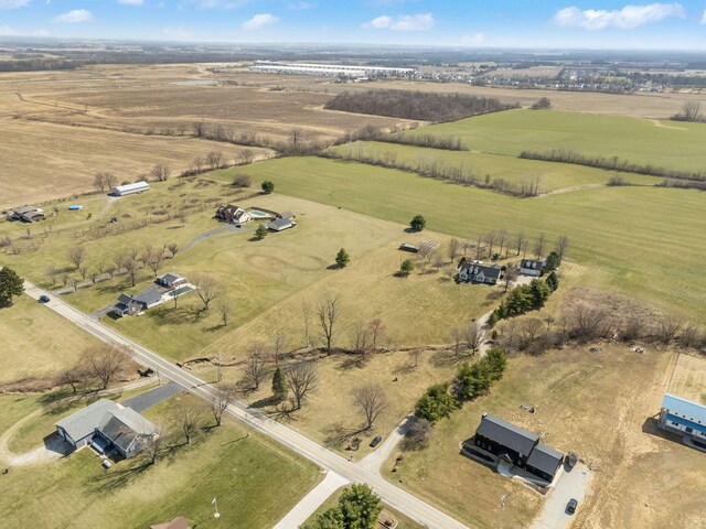 5583 Durrett Rd, Orient, OH 43146 - aerial overview of property's location with rural landscape