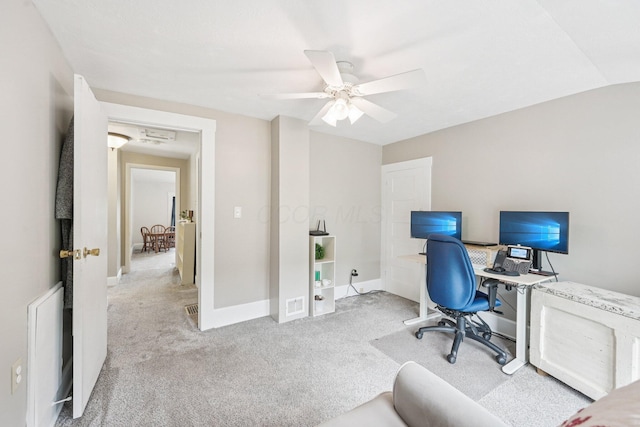 105 Marks Ave, Lancaster, OH 43130 - office space with ceiling fan and carpet flooring