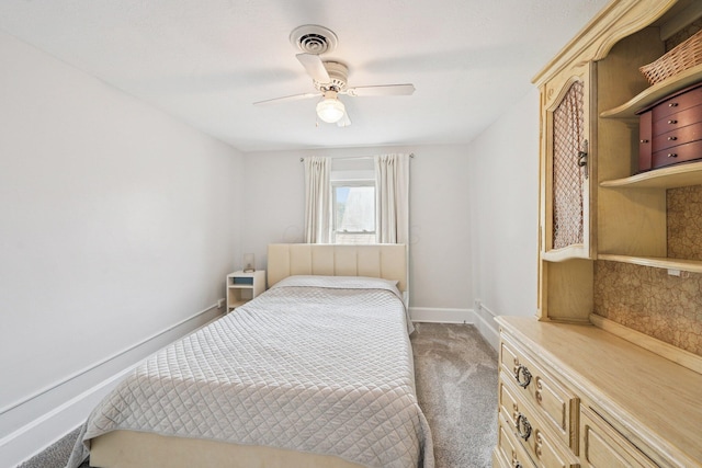 105 Marks Ave, Lancaster, OH 43130 - bedroom with light colored carpet and ceiling fan