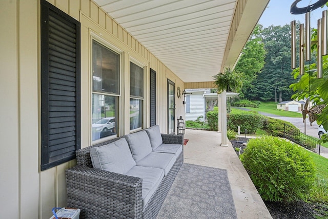105 Marks Ave, Lancaster, OH 43130 - porch with outdoor lounge area