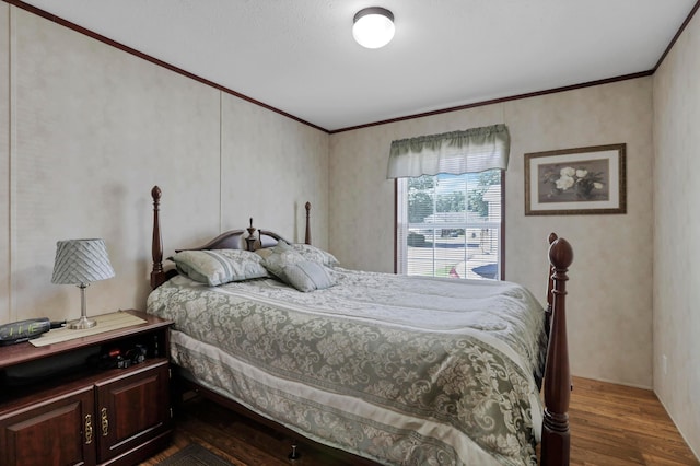 2445 Columbus-Lancaster Rd NW Unit 248Hickory, Lancaster, OH 43130 - bedroom featuring crown molding and dark wood finished floors