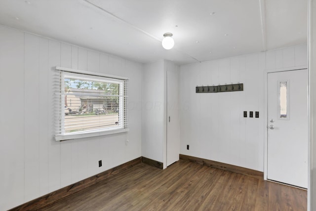 19 E 1st St, The Plains, OH 45780 - entryway featuring wood finished floors and baseboards