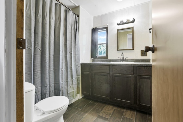 19 E 1st St, The Plains, OH 45780 - bathroom featuring vanity and a shower with curtain