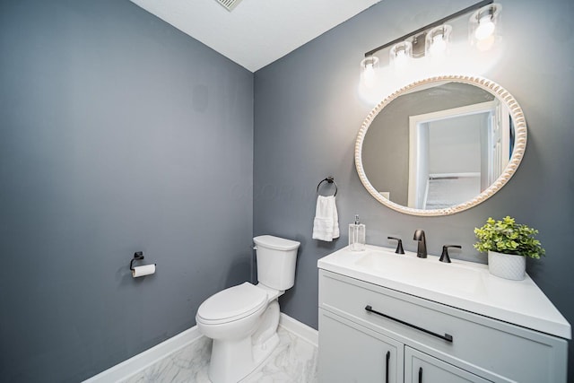 29 Victorian Gate Way, Columbus, OH 43215 - bathroom featuring vanity and marble finish flooring