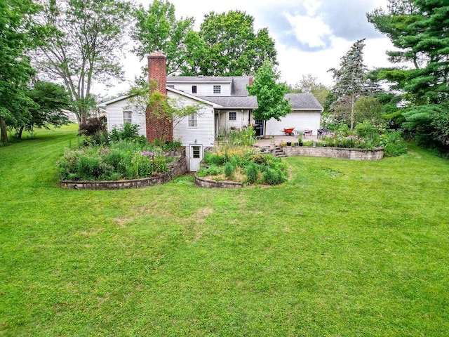 7860 Peter Hoover Rd, New Albany, OH 43054 - view of green lawn featuring a patio