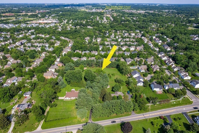 5650 Harlem Rd, New Albany, OH 43054 - aerial overview of property's location