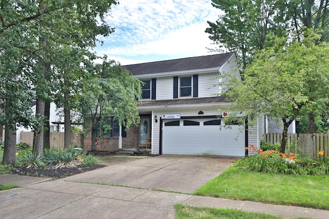 677 Fallside Ln, Westerville, OH 43081 - traditional home featuring concrete driveway, a garage, and a shingled roof