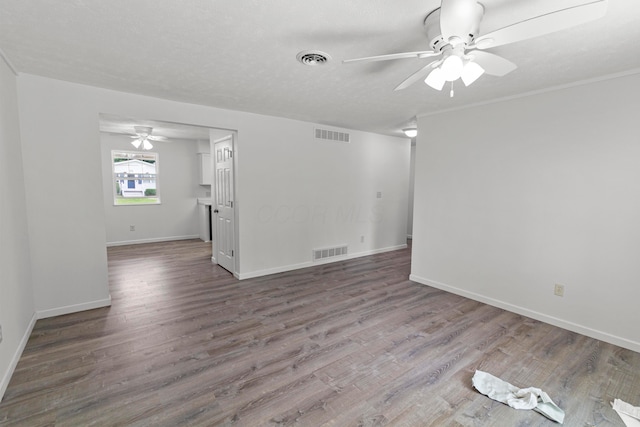 303 Rocky Fork Dr N, Columbus, OH 43230 - spare room featuring a ceiling fan and wood finished floors