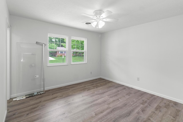 303 Rocky Fork Dr N, Columbus, OH 43230 - spare room featuring ceiling fan and wood finished floors