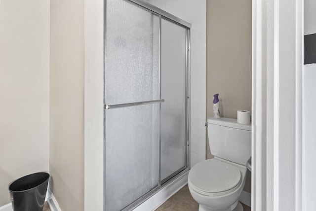 2919 Laurel Wind Blvd, Lewis Center, OH 43035 - bathroom featuring a shower stall and tile patterned floors
