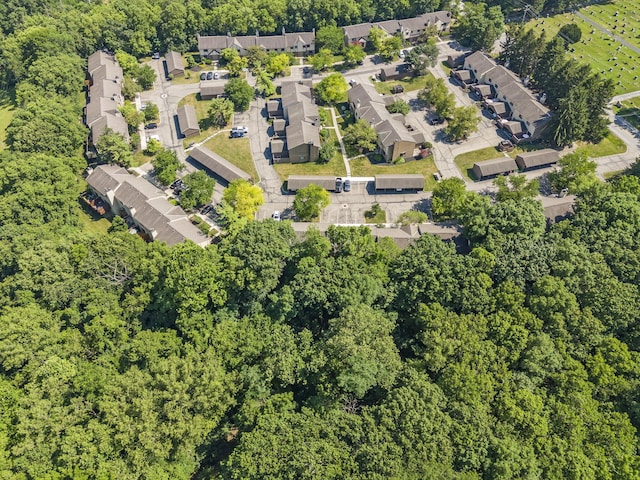 3254 Brookview Way Unit 15, Columbus, OH 43221 - aerial view of property's location featuring nearby suburban area and a forest
