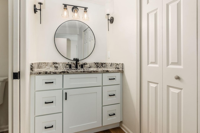 5110 Schuylkill St Unit 33-10, Columbus, OH 43220 - bathroom with vanity and a closet