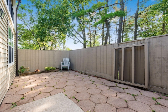 5110 Schuylkill St Unit 33-10, Columbus, OH 43220 - fenced backyard with a patio area