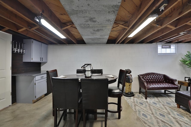69 Morse Rd, Columbus, OH 43214 - dining area featuring concrete flooring