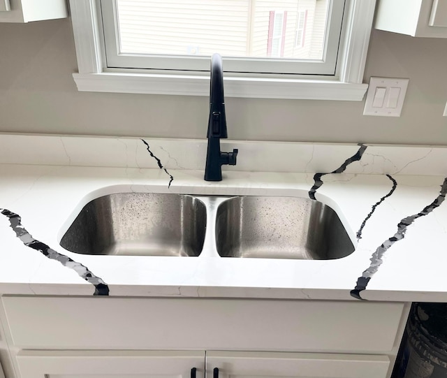 32366 Lilac Ln, Logan, OH 43138 - kitchen view of light stone counters and white cabinetry