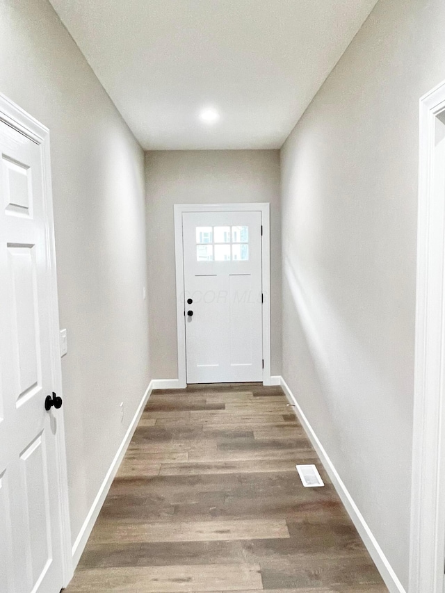 32366 Lilac Ln, Logan, OH 43138 - doorway to outside with wood finished floors