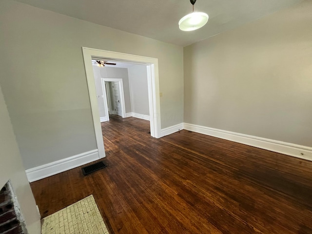 2395 Summit St, Columbus, OH 43202 - unfurnished room featuring baseboards and wood finished floors