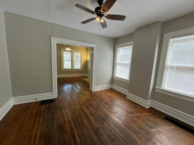 2395 Summit St, Columbus, OH 43202 - unfurnished room featuring wood finished floors and a ceiling fan